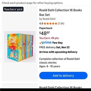 Roald Dahl Collection 16 Books Box Set
